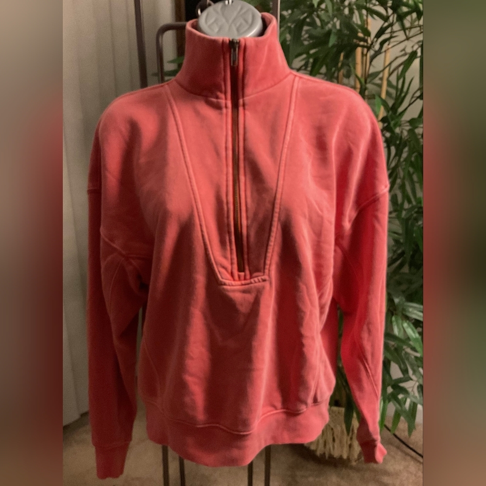 Universal Thread Dark Pink Sweater With Front Zip Up.